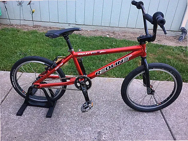2009/10 Redline Red Flight Pro XL Bmx Bike Shimano ZEE SDG 21" Toptube