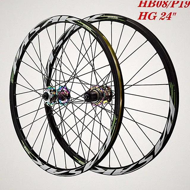 24 Inch Mountain Bike Wheelsets MTB Bicycle Wheels Disc Brake 7-12speed QR