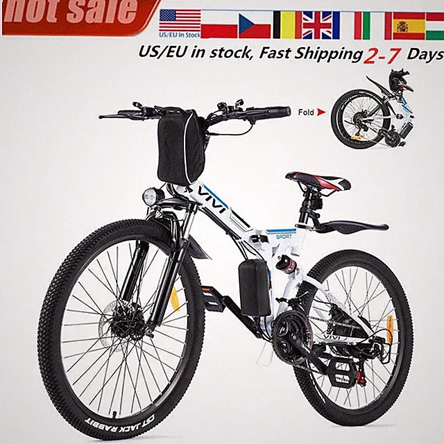 26 Inch ELECTRIC BIKE == (Foldable / 21 Speed / Disc Brakes)