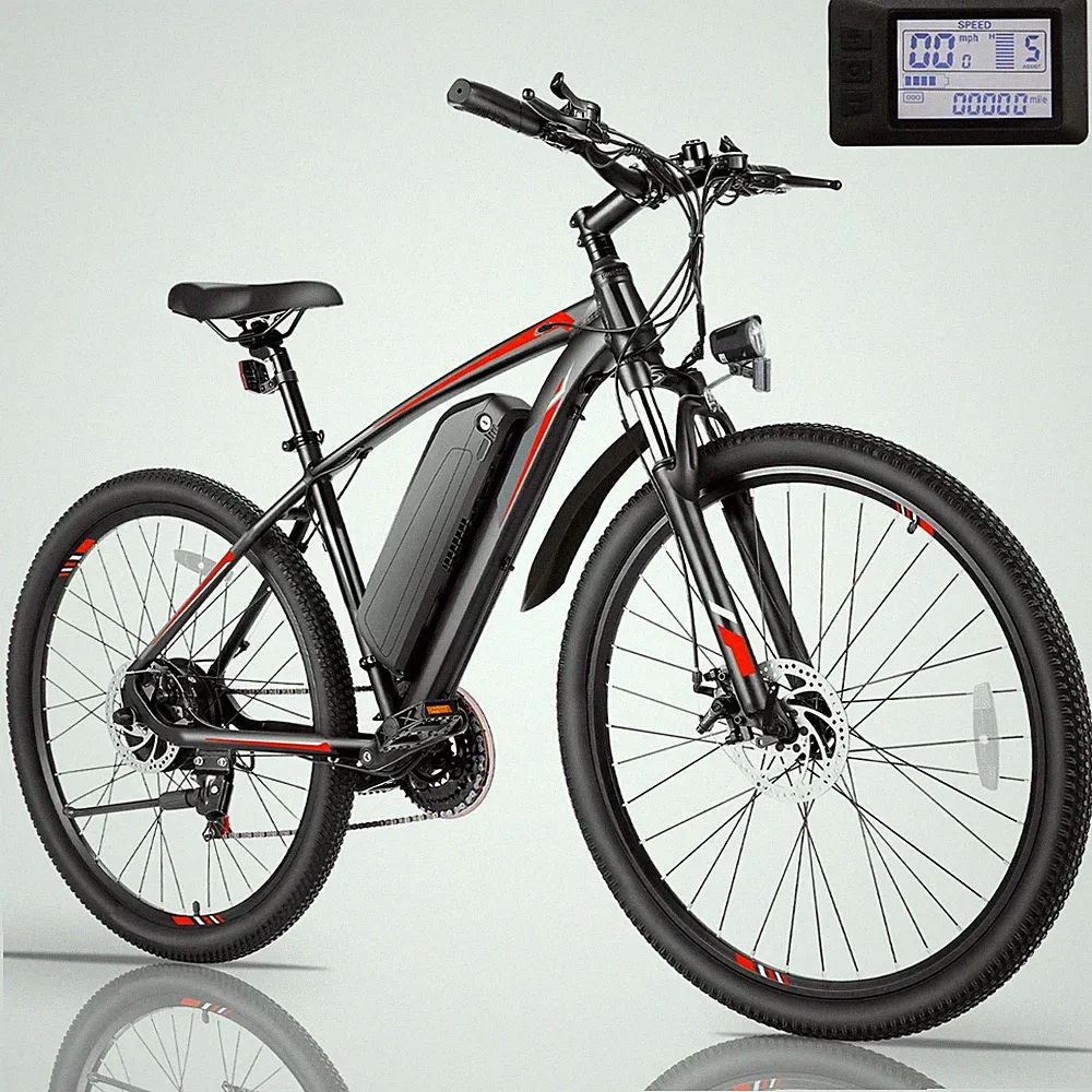 27.5in Electric Bike, 500W 48V 10.4AH Ebike 20MPH Pro 21-Speed Mountain Bicycle⭐