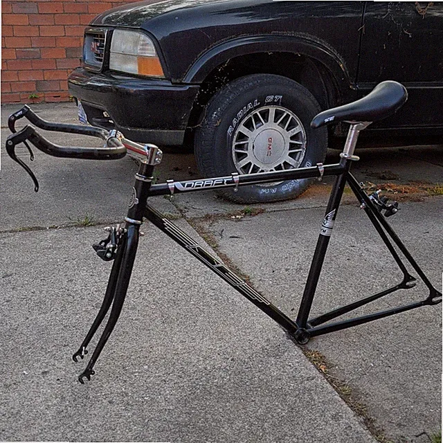 54cm SE Draft 700C Fixie Single Speed Steel Bike Frame Fork Handlebar Set