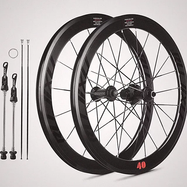 Folding Bike Wheelset Rims 20inch 406/451 42mm V Brake Disc Brake 8-12 Speed