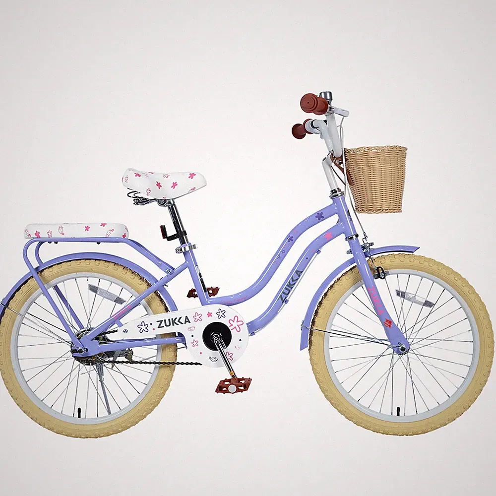 Girls Bike 20 inch Wheel Bicycle with Basket Single Speed for 7-10 Years Kids