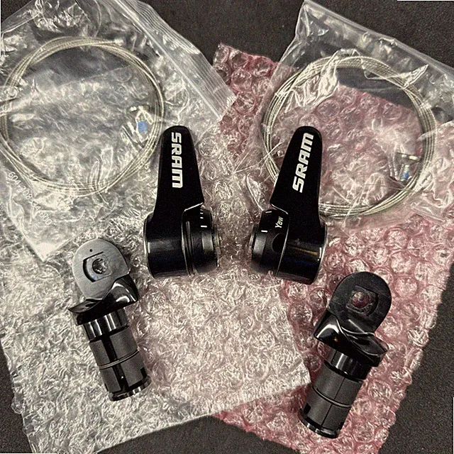 SRAM SL-1150 R2C Aero 2x11-Speed Mechanical Bar End TT Triathlon Shifters NOS