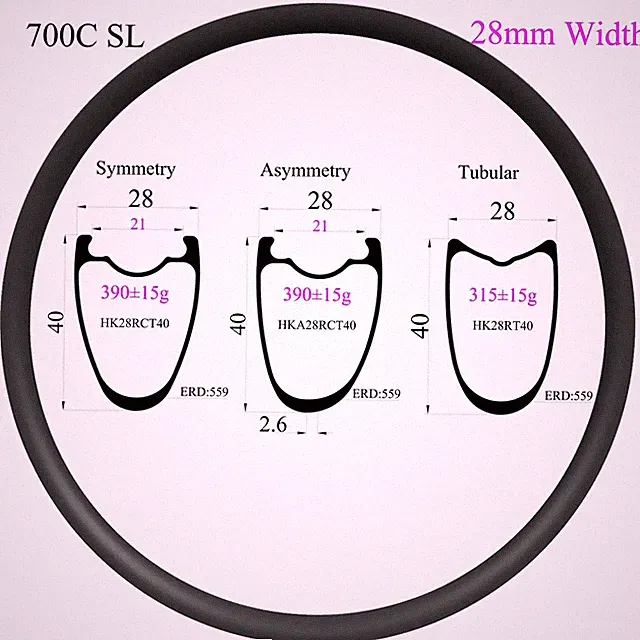Superlight 700C Gravel Bike Carbon Rims Tubeless Clincher Road Bicycle Wheels