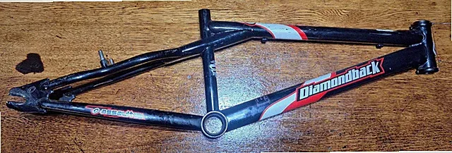 Vintage Diamondback Assault T2 BMX Bike Frame 20 Inch, 21 Inch Top Tube (GT)